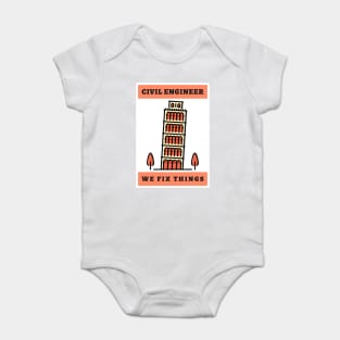 Awesome Civil Engineers Baby Bodysuit